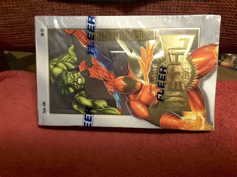 marvel metal 1995 inauguaral edition trading card hobby box|1995 Fleer Marvel Metal Box for sale .